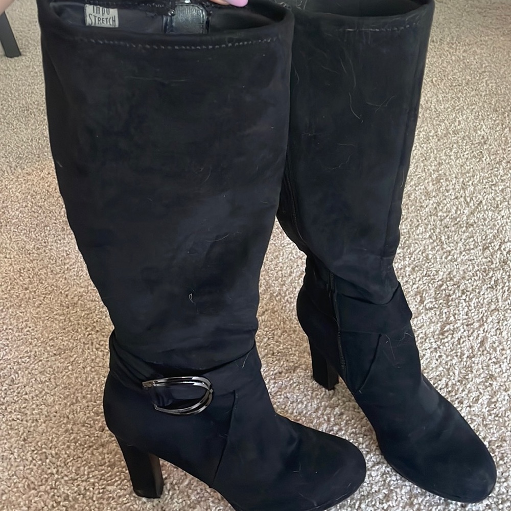 Suede black Omari boots size 7.5